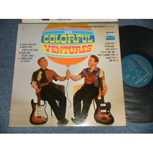 画像: THE VENTURES - THE COLORFUL VENTURES (Matrix #A)BLUE HORIZON BST 8008 1 SIDE-ONE-3 B)BLUE HORIZON BST 8008-  SIDE-TWO-1 ):(Ex++/Ex++ Looks:Ex+ EDSP)/ 1961 US AMERICA ORIGINAL 1st Press "TURQUOISE GREENJ Label" STEREO Used LP 