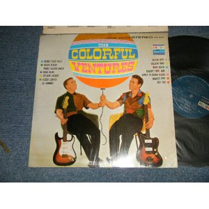 画像: THE VENTURES - THE COLORFUL VENTURES(Ex+MINT/MINT-~Ex+++ Looks:MINT) / 1961 THAILAND ORIGINAL "TURQUOISE Label" STEREO Used LP 