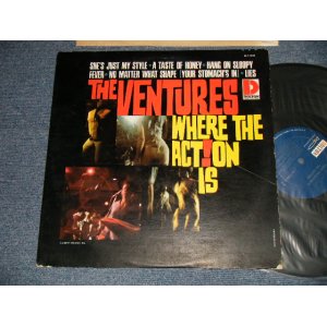 画像: THE VENTURES -  WHERE THE ACTION IS (Ex+/MINT-, Ex+++ Looks:Ex+EDSP) / 1965 US AMERICA ORIGINAL 1st Press "DARK BLUE with SILVER PRINT Label" MONO Used LP 