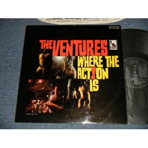 画像: THE VENTURES -  WHERE THE ACTION IS (Ex+/Ex++) / 1965 UK ENGLAND ORIGINAL 1st Press "BLACK Label" MONO Used LP 