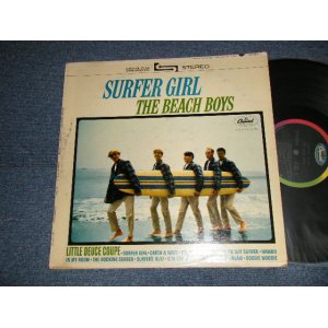 画像: The BEACH BOYS - SURFER GIRL (Matrix #A)ST1-1981-B2 IAM (in TRIANGLE)  B)ST2-1981-A1  IAM (in TRIANGLE)) "SCRANTON Press in PENNSYLVANIA" (Ex+/Ex+ EDSP)/ 1963 US AMERICA ORIGINAL "BLACK with RAINBOW RING Label" STEREO Used LP