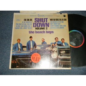 画像: The BEACH BOYS - SHUT DOWN VOLUME 2 (MATRIX #A)T1-2027-W7  O B)T2-2027-W5  O )  "JACKSONVILLE Press in ILLINOIS"(Ex+++/Ex+ BB for PROMO) / 1964 US AMERICA ORIGINAL "PROMO" "BLACK with RAINBOW Label" STEREO Used LP