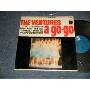 画像: THE VENTURES - A GO-GO (Ex/Ex++ Looks:Ex++ EDSP) / 1965 Version US AMERICA 2nd Press "BLUE with BLACK Print Label" STEREO Used LP 