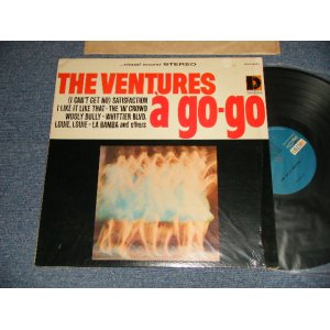 画像: THE VENTURES - A GO-GO (MINT-/Ex++ Looks:MINT-) / 1965 Version US AMERICA 2nd Press "BLUE with BLACK Print Label" STEREO Used LP 