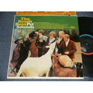 画像: THE BEACH BOYS - PET SOUNDS (Matrix #A)T-1-2458-G-28 ・1 ＊ B)DT-2-2458-F27 ・ ＊) "LOS ANGELES Press in CA" (Ex++/Ex- Looks:Ex+) / 1966 US AMERICA ORIGINAL 1st Press "BLACK with RAINBOW Label" "MONO" Used LP