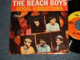 画像: THE BEACH BOYS - A) GOOD VIBRATIONS  B)  LET'S GO AWAY FOR AWHILE  (Matrix #A)G8#2  B)G6) "SCRANTON Press"  MATRIX F1 / G2) (STRAIT-CUT PS)  (Ex++/Ex++)  / 1966 US AMERICA ORIGINAL Used 7" SINGLE With PICTURE SLEEVE 