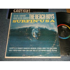 画像: The BEACH BOYS - SURFIN' USA (MATRIX #A)A)T1-1890-D3  1 * B)T2-1890-D3  2 *) Pressed By "Capitol Records Pressing Plant, Los Angeles" (Ex-/Ex+ Looks:Ex WOBC) / 1963 US AMERICA ORIGINAL 1st Press "BLACK with Rainbow Label" MONO Used LP