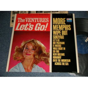 画像: THE VENTURES - LET'S GO (Ex++/Ex++ SWOBC, EDSP) / 1963 US AMERICA ORIGINAL 1st Press "DARK BLUE with SILVER PRINT Label"  STEREO Used LP