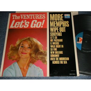 画像: THE VENTURES - LET'S GO (Ex+++/MINT- EDSP) / 1967 Version US AMERICA RE-PRESS 3rd Press "'D' MARK Label"  MOMO Used LP