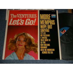 画像: THE VENTURES - LET'S GO (Ex++/MINT-) / 1967 Version US AMERICA RE-PRESS 3rd Press "'D' MARK Label" STEREO Used LP