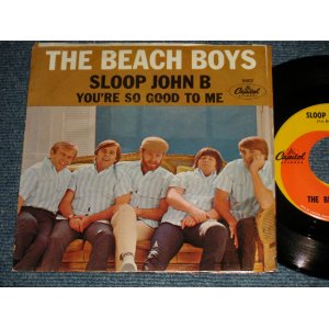 画像: THE BEACH BOYS - SLOOP JOHN B.   (MATRIX P3 #3/P1 #3)(STRAIGHT-CUT PS) / 1966 US ORIGINAL 7" SINGLE With PICTURE SLEEVE 