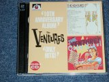 画像: THE VENTURES - 10TH ANNIVERSARY ALBUM + ONLY HITS  (  4LPs in 2 CDs ) / 1998  UK& EU Used  2 CD 