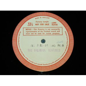 画像: THE VENTURES -  THE COLORFUL VENTURES ( MATRIX # AXL-2050-2B & 3B ) / 1961?? UK ORIGINAL TEST PRESS One Sided LP  