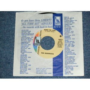 画像: THE SHANNONS ( PRODUCED  by MEL TAYLOR of The VENTURES ) - BORN TOO LATE ( Ex+++/Ex+++ ) / 1968 US ORIGINAL Audition Label Promo 7"SINGLE