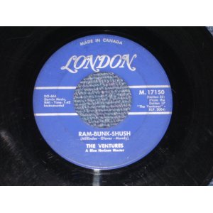 画像: THE VENTURES - RAM-BUNK-SHUSH  /1961 CANADA  ORIGINAL 7" SINGLE 