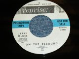 画像: JERRY McGEE ( Of THE VENTURES' LEAD GUITARIST ) -ON THE REBOUND  ( Ex+++/Ex+++  )　/ 1963 US ORIGINAL White Label Promo  7"45's Single With COMPANY SLEEVE 