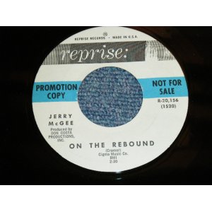 画像: JERRY McGEE ( Of THE VENTURES' LEAD GUITARIST ) -ON THE REBOUND  ( Ex+++/Ex+++  )　/ 1963 US ORIGINAL White Label Promo  7"45's Single With COMPANY SLEEVE 