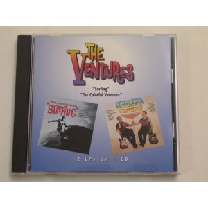 画像: THE VENTURES - SURFING + THE COLORFUL VENTURES ( 2 in 1+ BONUS TRACK ) / 1996 US USED  CD 