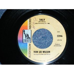 画像: DON LEE WILSON -  KISS TOMORROW GOODBYE / SALLY  ( SMALL STYLE LOGO ) （Ex+++/Ex+++ ) / 1967 US ORIGINAL Audition Lbael Promo 7"SINGLE