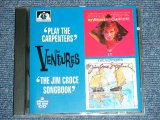 画像: THE VENTURES -  PLAY THE CARPENTERS + THE JIM CROCE SONG BOOK ( 2 in 1: MINT-/MINT )/ 1996 UK& EU Used  CD 