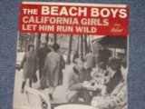 画像: THE BEACH BOYS - CALIFORNIA GIRLS  ( GRAY  LOGO TITLE COVER : STRAIGHT-CUT Cover : MATRIX F3#4/F3#2 : Ex++/Ex+ ) / 1965 US ORIGINAL 7" SINGLE With PICTURE SLEEVE 