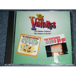 画像: THE VENTURES - THE FABULOUS + A GO GO  ( 2 in 1+ BONUS TRACK ) / 1996 US Sealed CD 