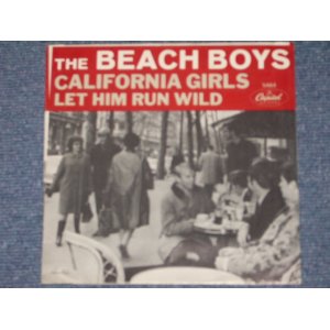 画像: THE BEACH BOYS - CALIFORNIA GIRLS  ( MISS LBEL Same on BOTH LABEL  GRAY  LOGO TITLE COVER : STRAIGHT-CUT Cover : MATRIX  F7/B8???M??? : Ex++/Ex++ ) / 1965 US ORIGINAL 7" SINGLE With PICTURE SLEEVE 