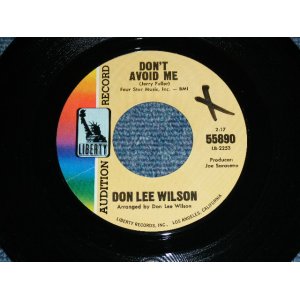 画像: DON LEE WILSON - DON'T AVOID ME ( LIGHT FAT STYLE LOGO ) ( Ex+++/Ex++ )  / 1966 US ORIGINAL Audition Lbael Promo 7"SINGLE