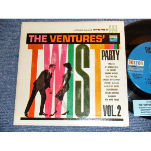 画像: THE VENTURES - TWIST PARTY VOL.2 ( Ex-,Ex+/Ex+ : With STRIPE ) / 1962 US ORIGINAL 7"EP + PICTURE SLEEVE 