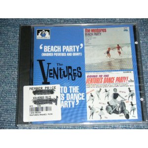 画像: THE VENTURES - BEACH PARTY + GOING TO THE DANCE PARTY ( 2 in 1 : EX+/MINT )/ 1996  UK& EU Brand New Sealed  CD 