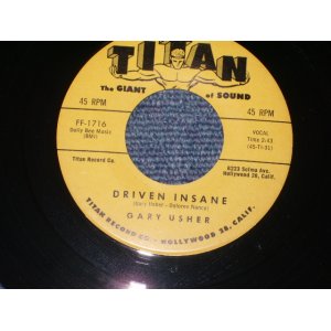 画像: GARY USHER - DRIVEN INSANE ( MINT/MINT )   / 1961 US ORIGINAL 7" Single 