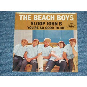 画像: THE BEACH BOYS - SLOOP JOHN B.   ( MATRIX P-1#4 / T2#3  : STRAIGHT CUT PS ) / 1966 US ORIGINAL 7" SINGLE With PICTURE SLEEVE 