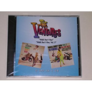 画像: THE VENTURES - WALK DON'T RUN + WALK DON'T RUN VOL.2  ( 2 in 1+ BONUS TRACK ) / 1996 US SEALED   CD 