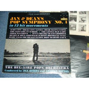 画像: BEL-AIRE POPS ORCHESTRA ( Conducted by JAN BERRY & GEROGE TIPTON )  - JAN & DEAN'S POP SYMPHONY NO.1 ( VG++/VG+++ )  / 1965 US ORIGINAL STEREO  LP 