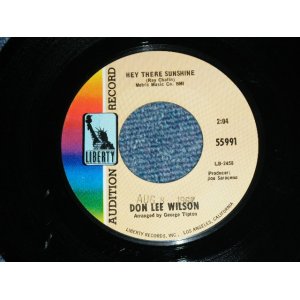 画像: DON LEE WILSON -  BEHIND THESE STAINED GLASS WINDOWS  ( SMALL STYLE LOGO : WOL :  MINT-/MINT-)  / 1967 US ORIGINAL Audition Lbael Promo 7"SINGLE