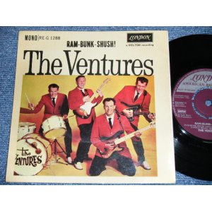 画像: THE VENTURES - RAM-BUNK-SHUSH / 1961 UK Original 7" EP With PICTURE SLEEVE 