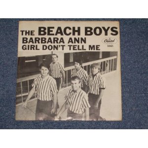 画像: THE BEACH BOYS - BARBARA ANN (  GLOSSY PICTURE SLEEVE : MATRIX  F1#2/G4 : Ex+/Ex++) / 1965 US ORIGINAL 7" SINGLE With PICTURE SLEEVE  