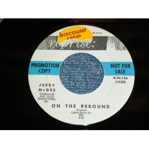 画像: JERRY McGEE ( Of THE VENTURES' LEAD GUITARIST ) -ON THE REBOUND  ( Ex++/Ex++  )　/ 1963 US ORIGINAL White Label Promo  7"45's Single With COMPANY SLEEVE 