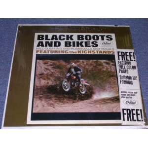 画像: THE KICKSTANDS  - BLACK BOOTS AND BIKES / 1964 US ORIGINAL Stereo MINT- LP With Bonus PICTURE 