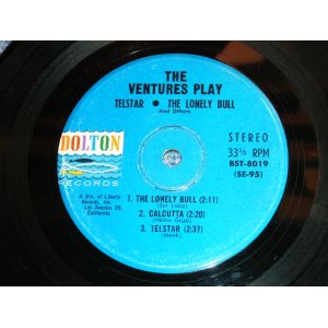 画像: THE VENTURES - PLAY TELSTAR ( No JACKET )/ 1962 US ORIGINAL 7"EP