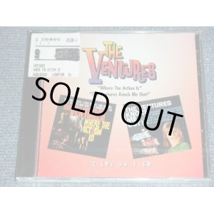 画像: THE VENTURES - WHERE THE ACTION IS + KNOCK ME OUT  ( 2 in 1+ BONUS TRACK/ Ex+++/MINT- ) / 1996 US Brand New Sealed CD 