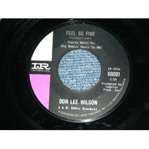 画像: DON LEE WILSON -  FEEL SO FINE  ( Ex+++/Ex++)/ 1965 US ORIGINAL RARE STOCK COPY!  7"SINGLE