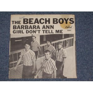 画像: THE BEACH BOYS - BARBARA ANN ( NON-GLOSSY PICTURE SLEEVE : MATRIX  F1#5/G4#2 : Ex++/Ex+++) / 1965 US ORIGINAL 7" SINGLE With PICTURE SLEEVE  