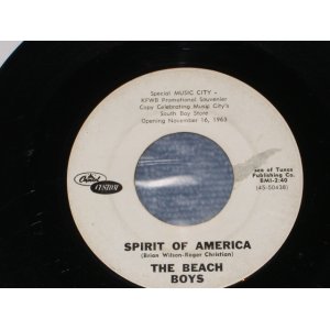 画像: THE BEACH BOYS - SPIRIT OF AMERICA   / 1963 US  PROM ONLY   7"Single