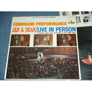 画像: JAN & DEAN - COMMAND PERFORMANCE : LIVE IN PERSON  ( Ex++ /Ex+++ )  / 1965 US ORIGINAL STEREO  LP 