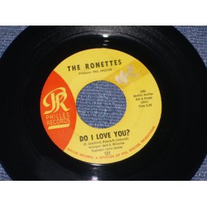 画像: THE RONETTES - DO I LOVE YOU ( VG+++/Ex+ )/   1964 Version US AMERICA  "YELLOW LABEL"  Used 7" SINGLE 