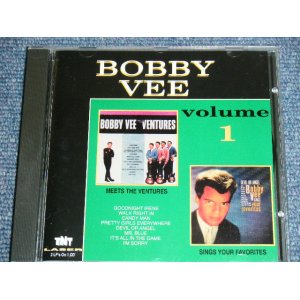 画像: BOBBY VEE / THE VEN TURES -  VOLUME 1 : MEET THE VENTURES + SINGS YOUR FAVORITES ( ORIGINAL ALBUM   2 in 1 inst & oldies ) / 1992 US ORIGINAL Brand New CD 