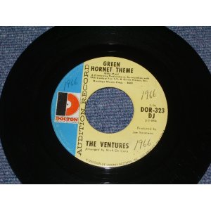 画像: THE VENTURES -A)GREEN BHORNET THEME  B)FUZZY & WILD (Ex++/Ex++ WOL/ 1966 US AMERICA ORIGINAL "AUDITION label PROMO"  "D Mark Label" Used 7" Single