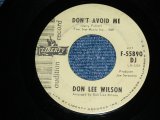 画像: DON LEE WILSON - DON'T AVOID ME ( OLD STYLE LOGO ) (Ex/VG+++ ) / 1966 US ORIGINAL Audition Lbael Promo 7"SINGLE