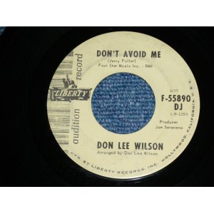 画像: DON LEE WILSON - DON'T AVOID ME ( OLD STYLE LOGO ) (Ex/VG+++ ) / 1966 US ORIGINAL Audition Lbael Promo 7"SINGLE